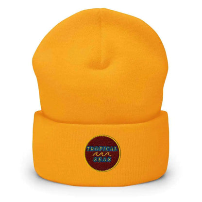 Tropical Maroon Beanie WEM Support (www.WEM.support)