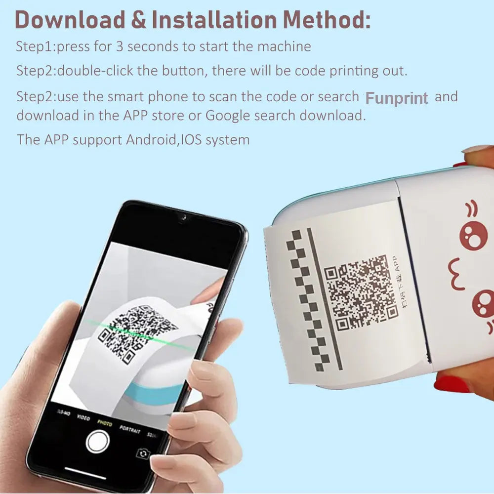 Wireless Portable Thermal Printer WEM Support (www.WEM.support)