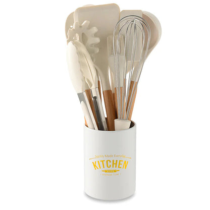 White Silicone Kitchenware Set HejK.com Marketplace LLC