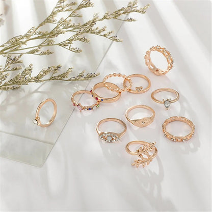 Vintage Women's Mixed Rings WEM Support (www.WEM.support)