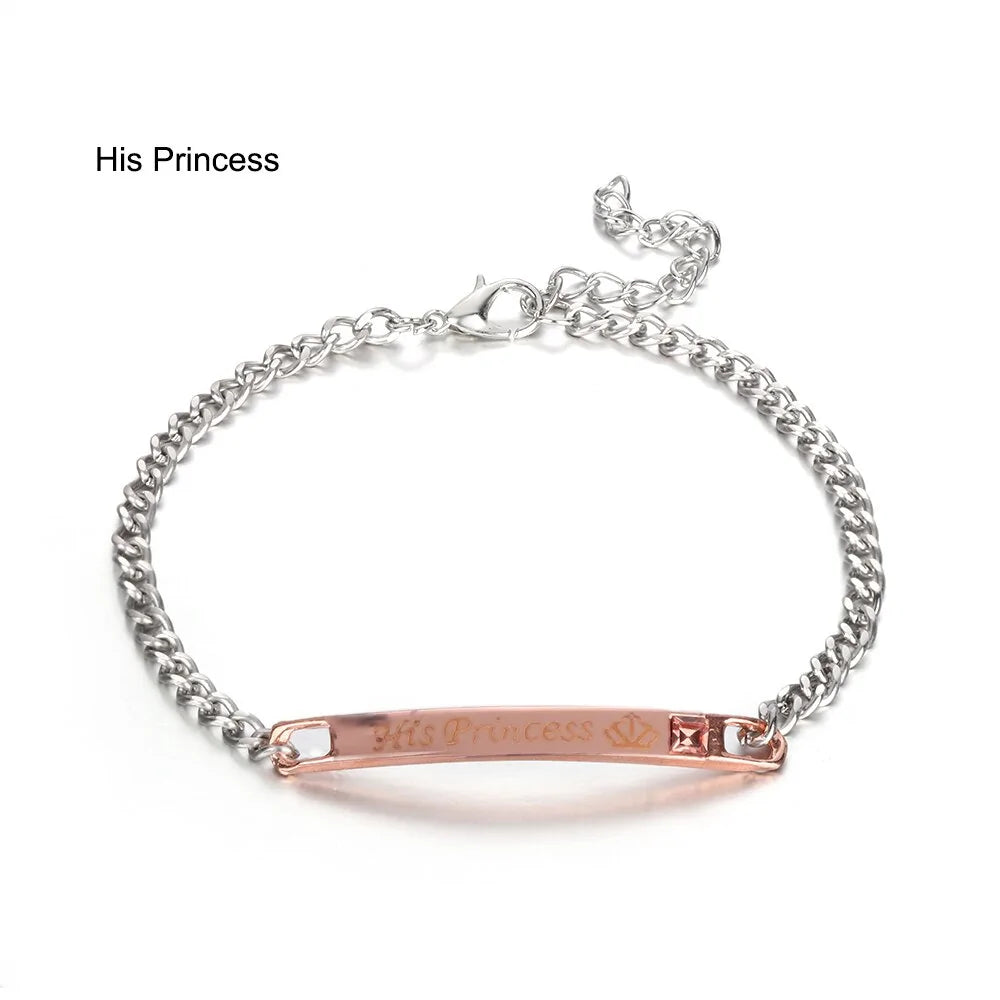 Trendy Lovely Couple Bracelets WEM Support (www.WEM.support)