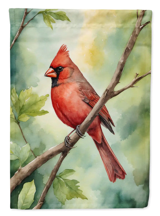 West Virginia Northern CardInal Garden Flag WEM Support (www.WEM.support)