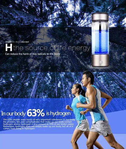 Wasserstoffwasserflasche WEM Support (www.WEM.support)
