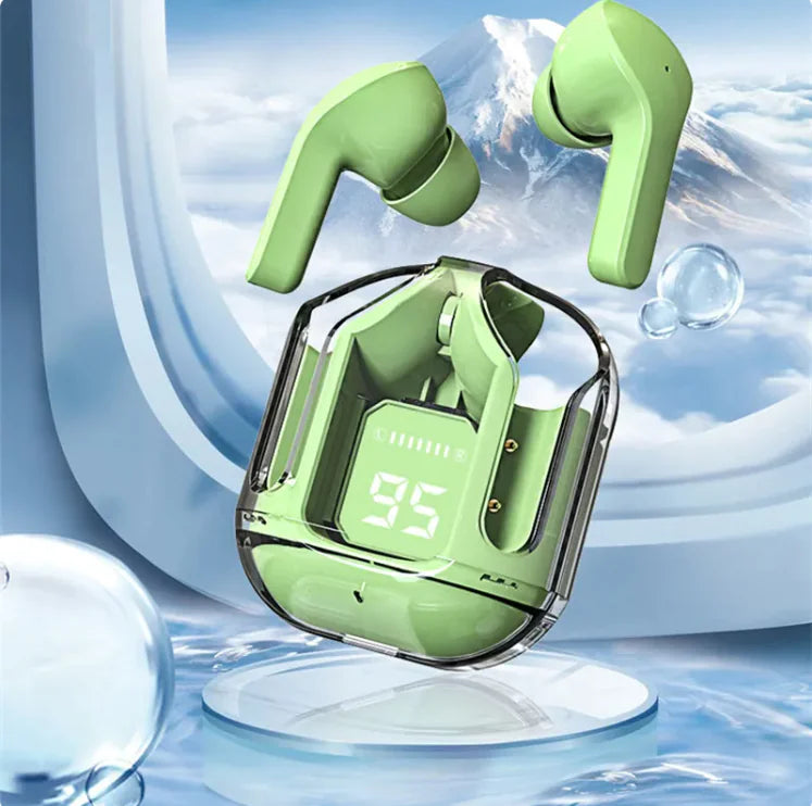Wireless Bluetooth Earbuds with Digital Display & Call Function WEM Support (www.WEM.support)