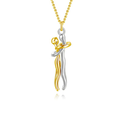 Affectionate Hug Pendant Necklace