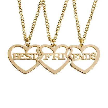 Star Moon Best Friend Pendant Necklace Set WEM Support (www.WEM.support)