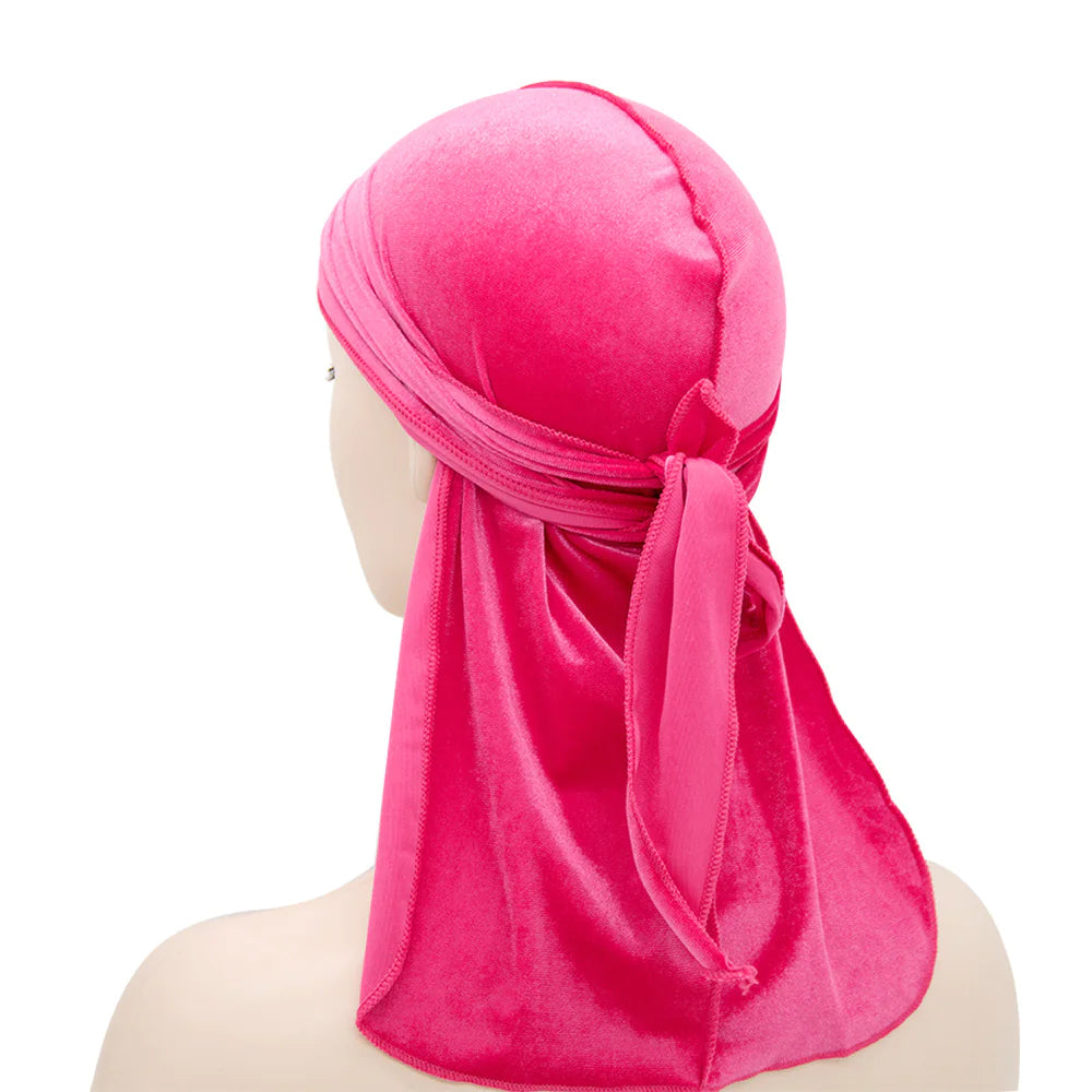 Unisex Velvet Long Tail Beanie WEM Support (www.WEM.support)
