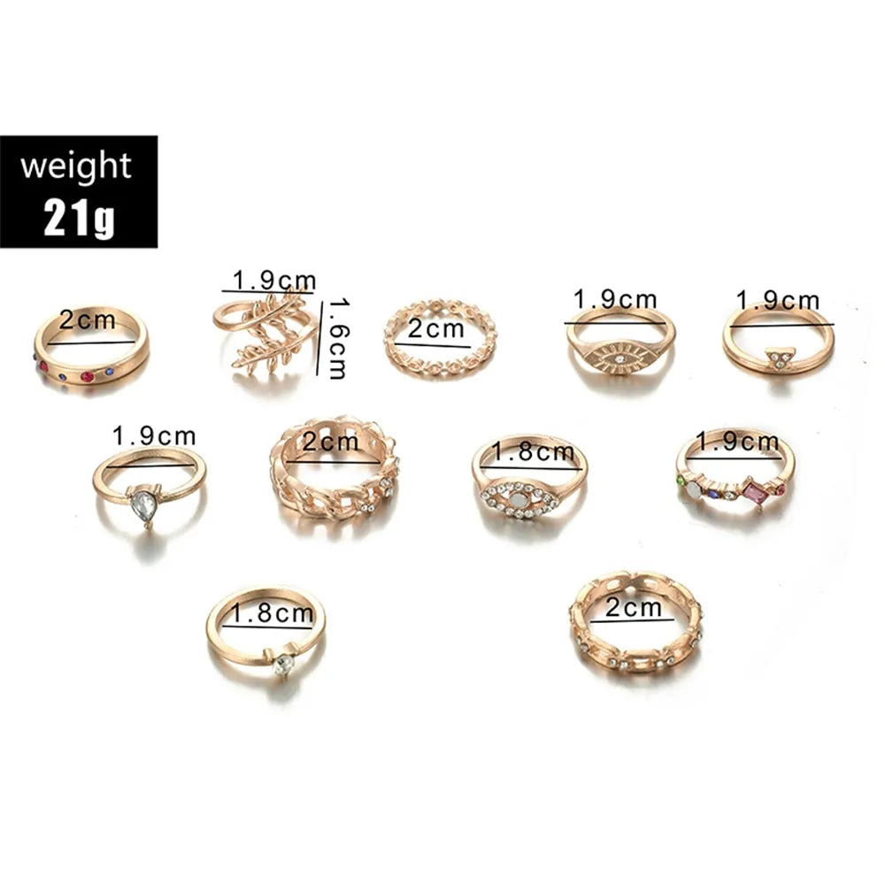 Vintage Women's Mixed Rings WEM Support (www.WEM.support)