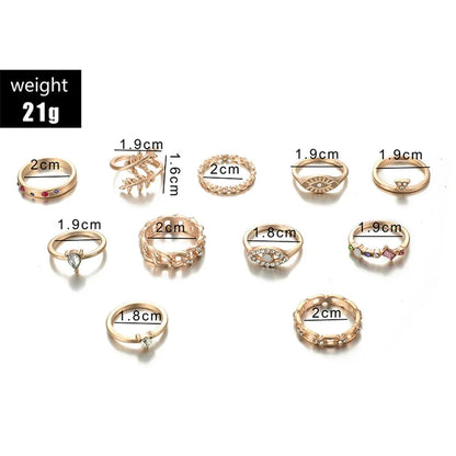 Vintage Women's Mixed Rings WEM Support (www.WEM.support)
