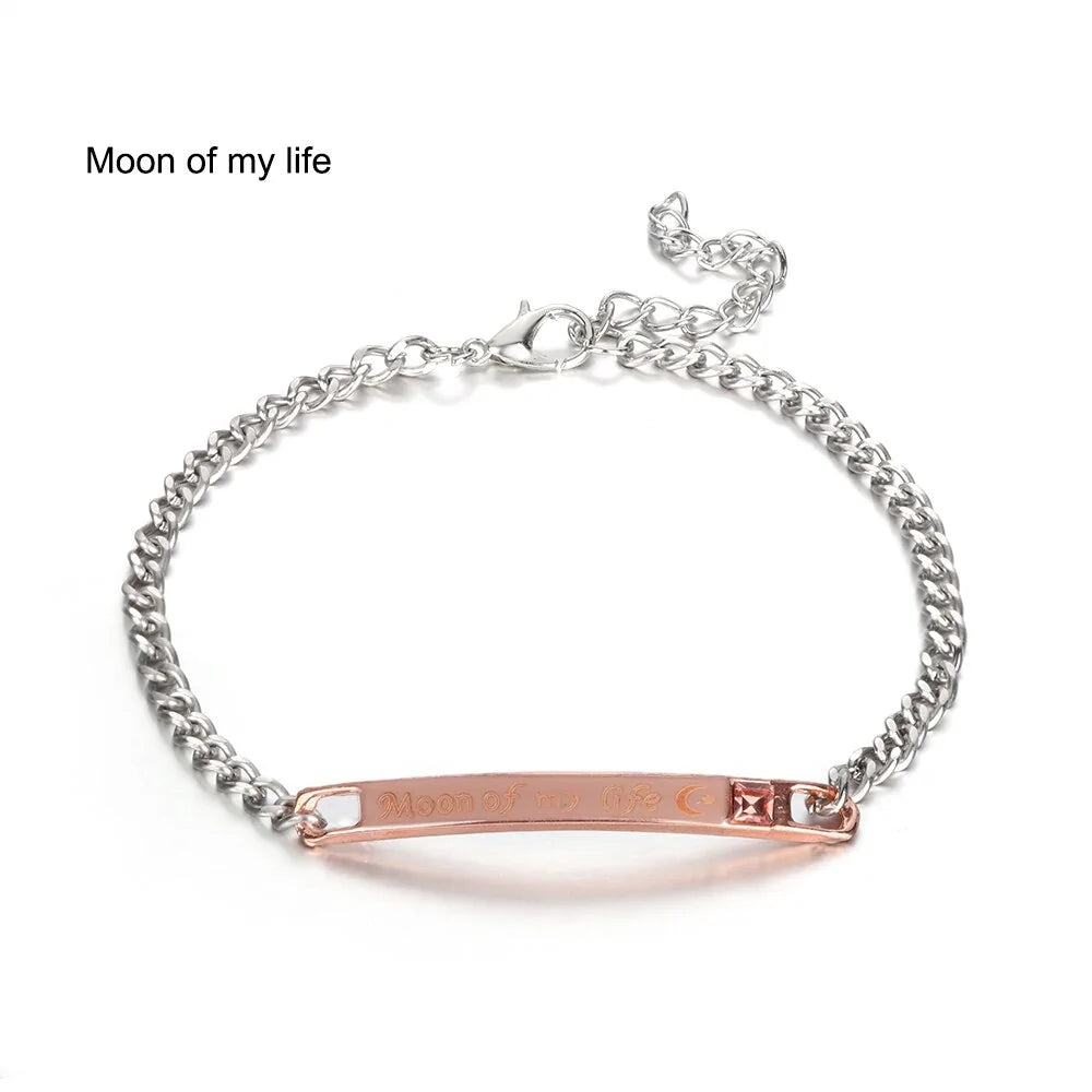 Trendy Lovely Couple Bracelets WEM Support (www.WEM.support)