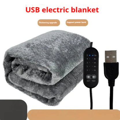 5V USB Heated Throw Blanket HejK.com Marketplace LLC