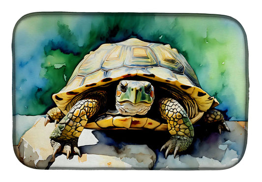 Turtles Tortoises Dish Drying Mat WEM Support (www.WEM.support)