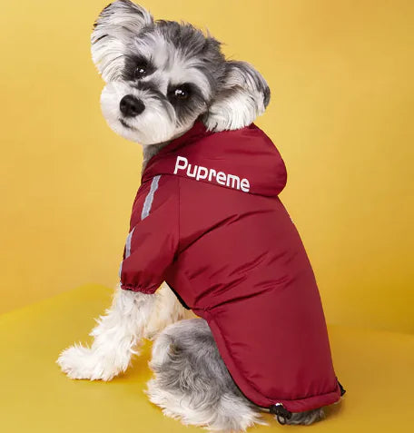 Winter Dog Jacket with Plus Velvet Lining WEM Support (www.WEM.support)
