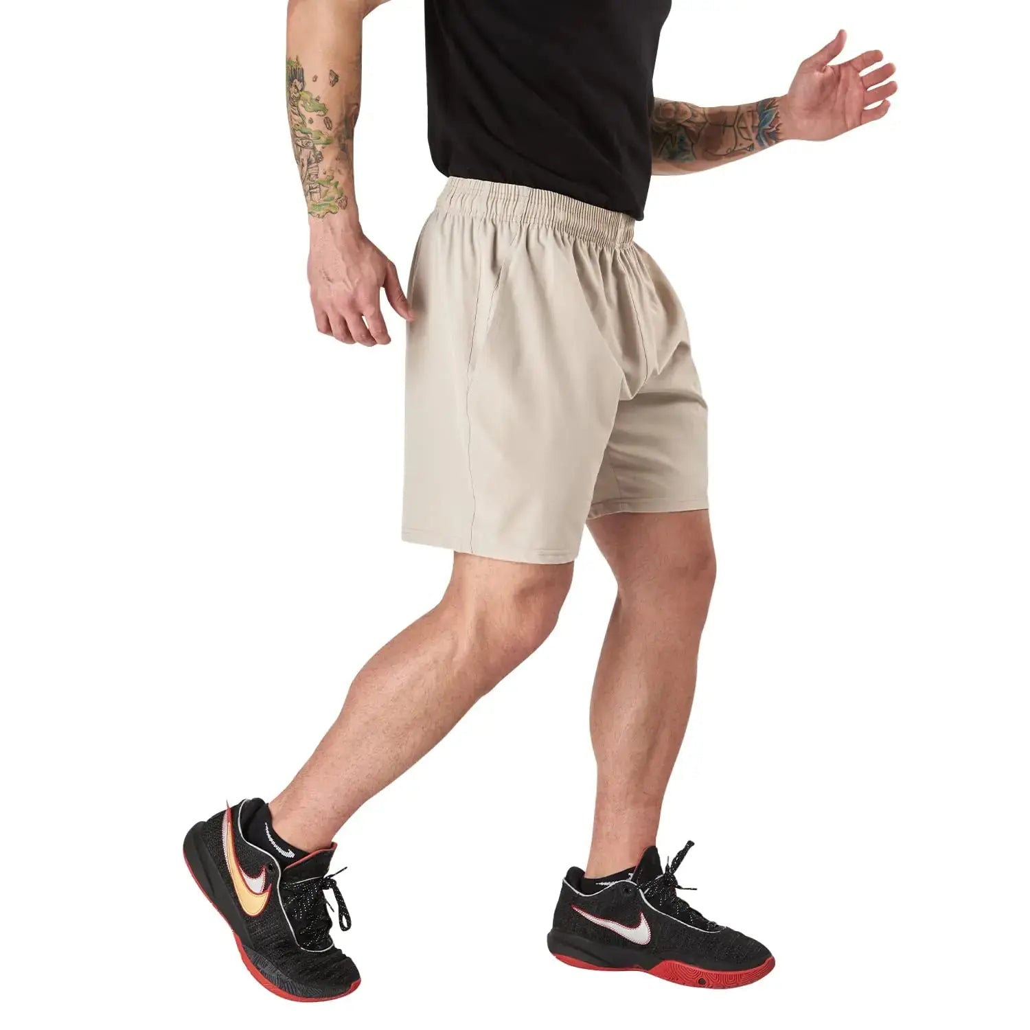 Ultra Performance Mens Workout Gym Shorts Men Casual 4 Pack Men's Athletic Running Shorts for Men 7 Inch Inseam Large Black, Navy, Char, Khaki My Store