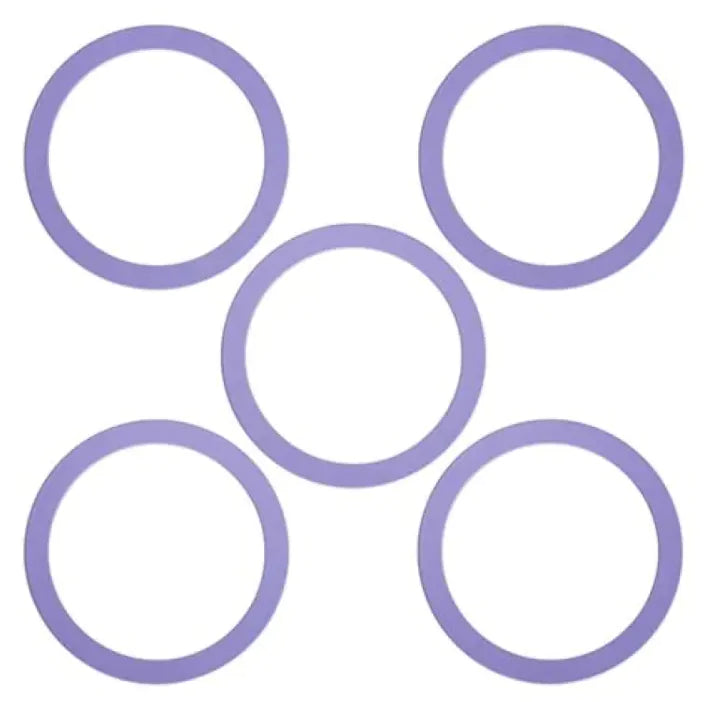MagSafe-Compatible 5-Piece Magnetic Sticker Ring Set WEM Support (www.WEM.support)
