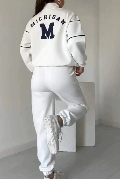 Women's Lounge Set: Pullover & Sweatpants WEM Support (www.WEM.support)