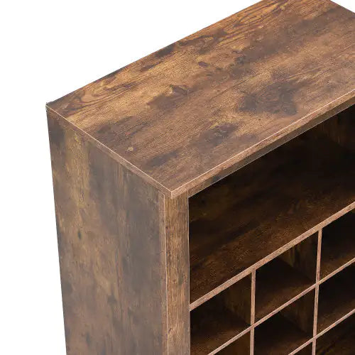 Stylish Design 30 Shoe Cabinet Console, Modern Shoe Cabinet, Multiple Storage Capacity, Self-standing High Cabinet, Suitable For Hallway, Bedroom, Rustic Brown WEM Support (www.WEM.support)