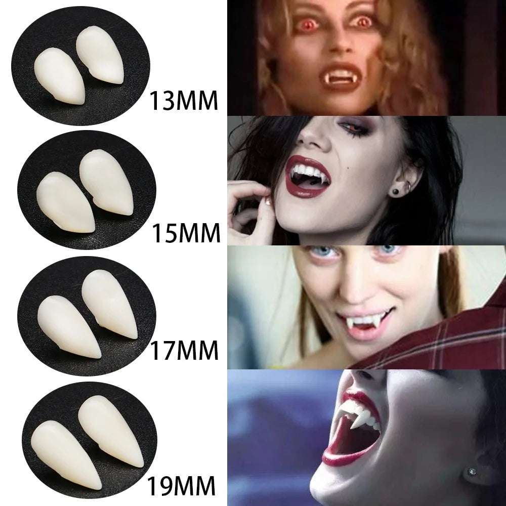 Vampire Teeth Fangs Dentures Props WEM Support (www.WEM.support)
