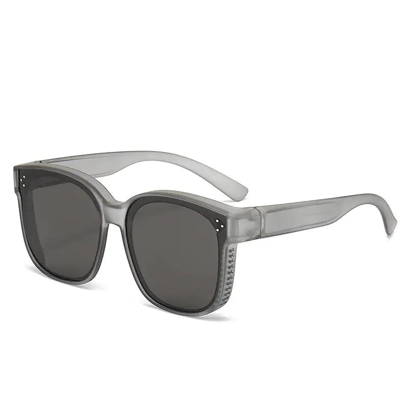 Summer Driving Sun Protection Polarized Light One Mirror Dual Use Anti Glare Trendy Sunglasses WEM Support (www.WEM.support)