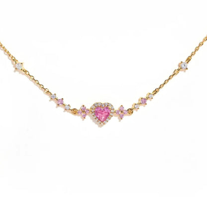 Y2K Heart Rhinestone Bracelet WEM Support (www.WEM.support)