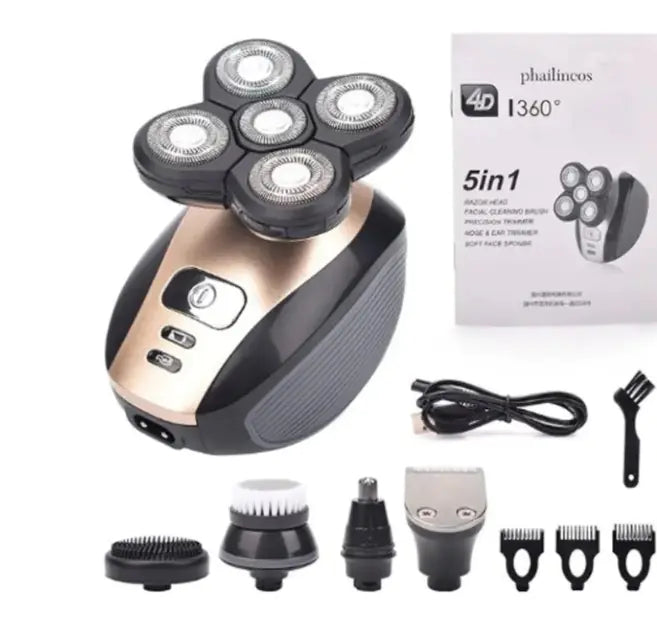 5-In-1 Rechargeable Razor WEM Support (www.WEM.support)