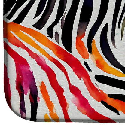 Zebra Dish Drying Mat WEM Support (www.WEM.support)