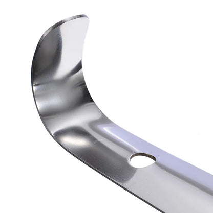 22in Extra Long Handle Shoe Horn Stainless Steel Metal Shoes Remover Shoehorn US WEM Support (www.WEM.support)