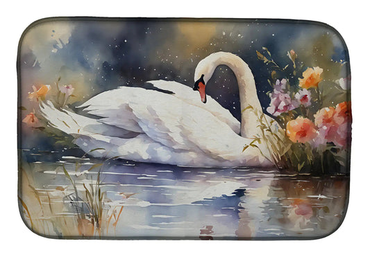 Swan Dish Drying Mat WEM Support (www.WEM.support)