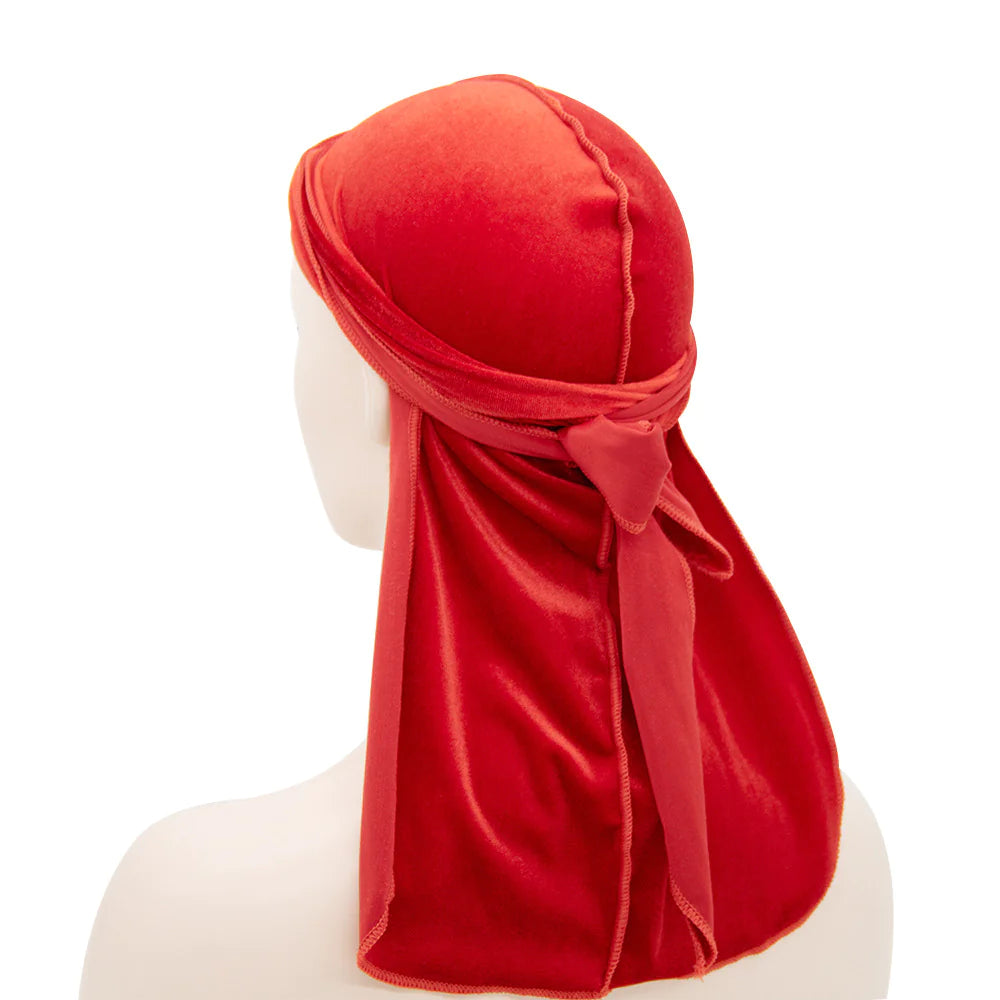 Unisex Velvet Long Tail Beanie WEM Support (www.WEM.support)