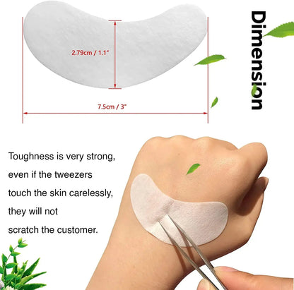 100 Pairs GreenLife Natural Hydrogel Eye Gel Pads - Collagen and Aloe Vera Patches for Under Eyes - Eyelash Extension Kit My Store