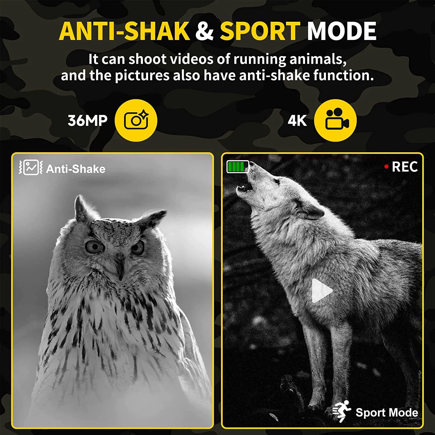 Ultra Clear 4K 36MP Night Vision Binoculars WEM Support (www.WEM.support)