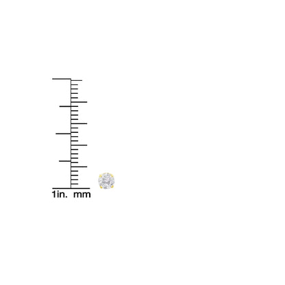 10k Yellow Gold Solitaire Diamond Stud Earrings (0.75 cttw, J-K Color, I1-I2 Clarity) WEM Support (www.WEM.support)