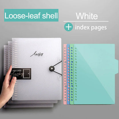 Transparent Binder Notebook WEM Support (www.WEM.support)