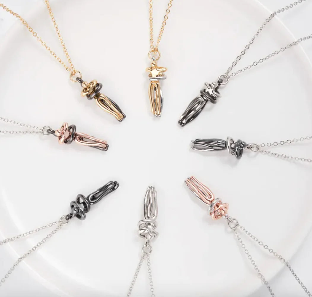 Affectionate Hug Pendant Necklace HejK.com