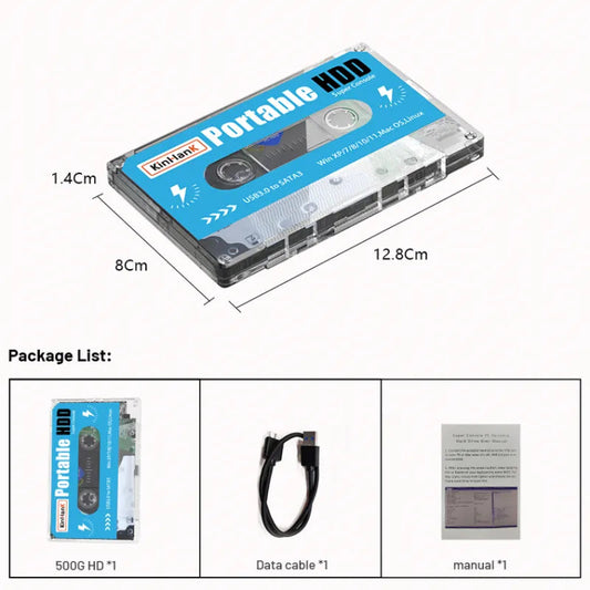 500GB Batocera External Hard Disk WEM Support (www.WEM.support)