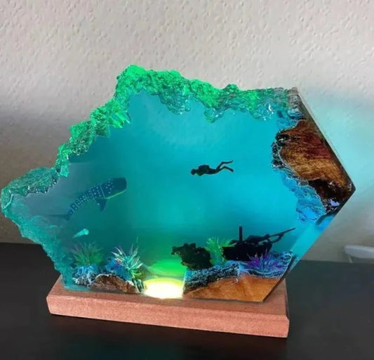 Submarine Cave Diver Decor HejK.com Marketplace LLC