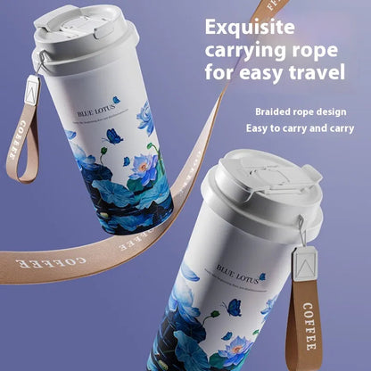 Stainless Steel Portable Coffee Cup WEM Support (www.WEM.support)