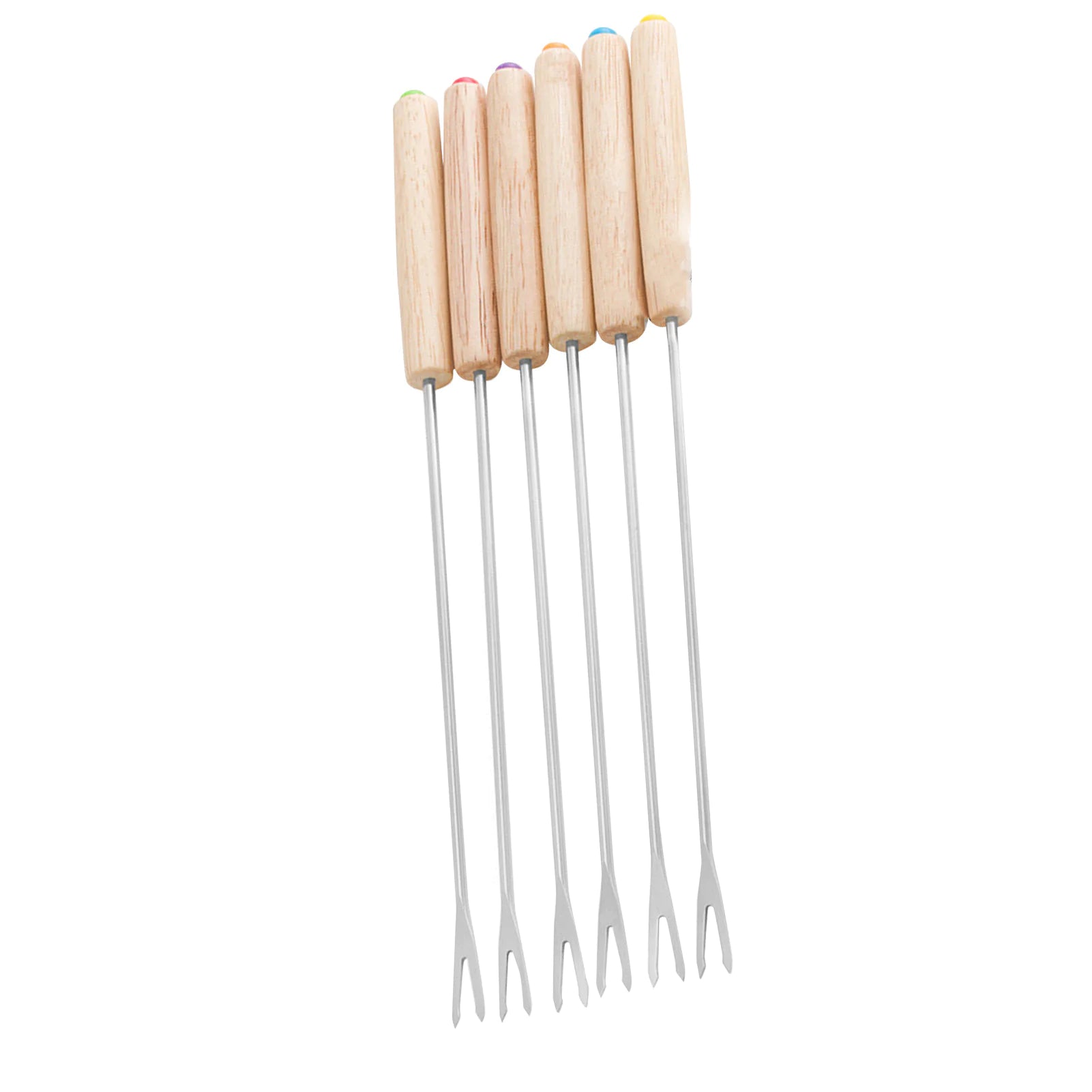 6-Piece Stainless Steel Fondue Fork Set HejK.com Marketplace LLC