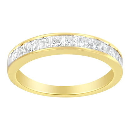 14KT Yellow Gold Diamond Channel Band Ring (1 cttw, H-I Color, SI2-I1 Clarity) WEM Support (www.WEM.support)