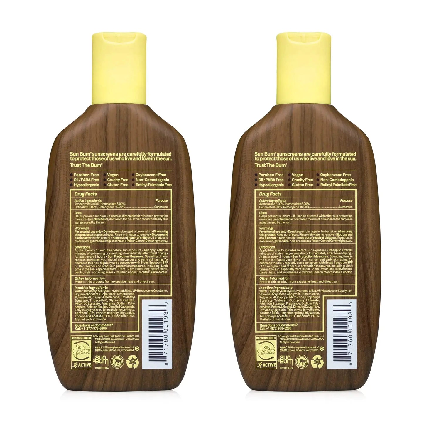 Sun Bum Sun Bum Original Spf 30 Sunscreen Lotion Vegan and Reef Friendly (octinoxate & Oxybenzone Free) Broad Spectrum Moisturizing Uva/uvb Sunscreen With Vitamin E 8 Ounce 2 Pack 16 Fl Oz (Pack of 1) My Store
