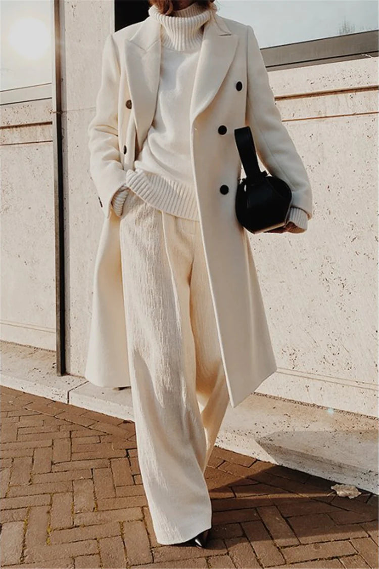 Two-Tone Wool Coat WEM Support (www.WEM.support)