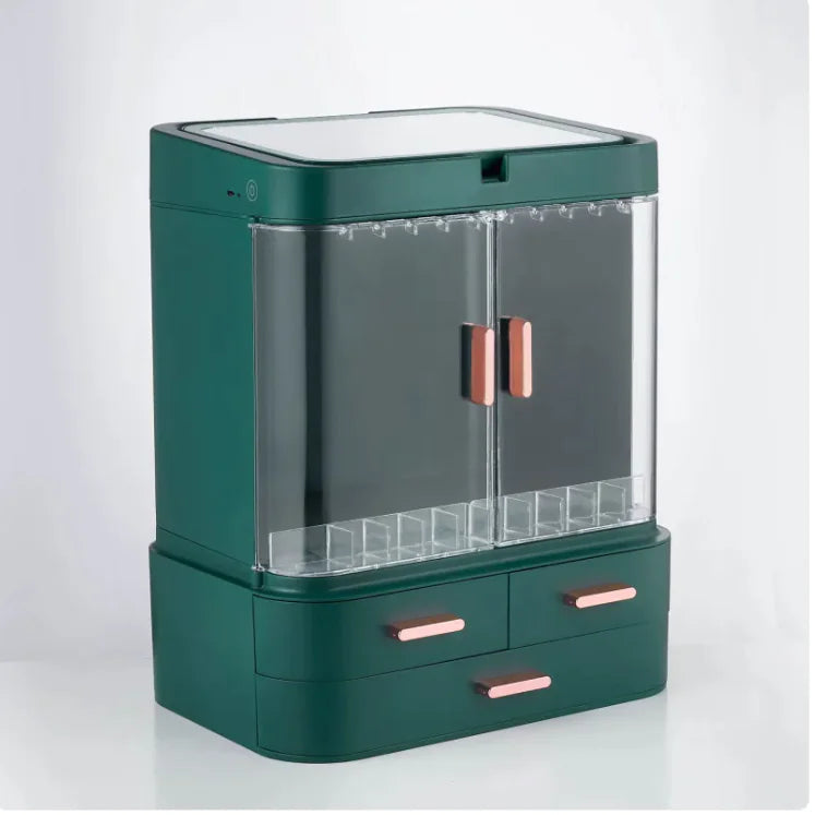 Ultimate LED Vanity Organizer with Mirror HejK.com Marketplace LLC