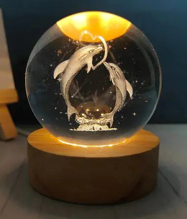 USB Crystal Ball Night Light