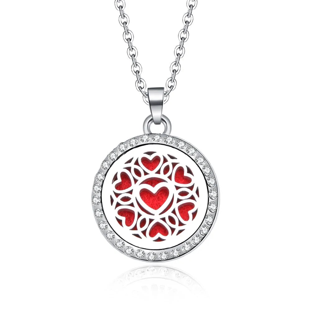 10 Styles Aroma Oil Diffuser Perfume Necklace WEM Support (www.WEM.support)