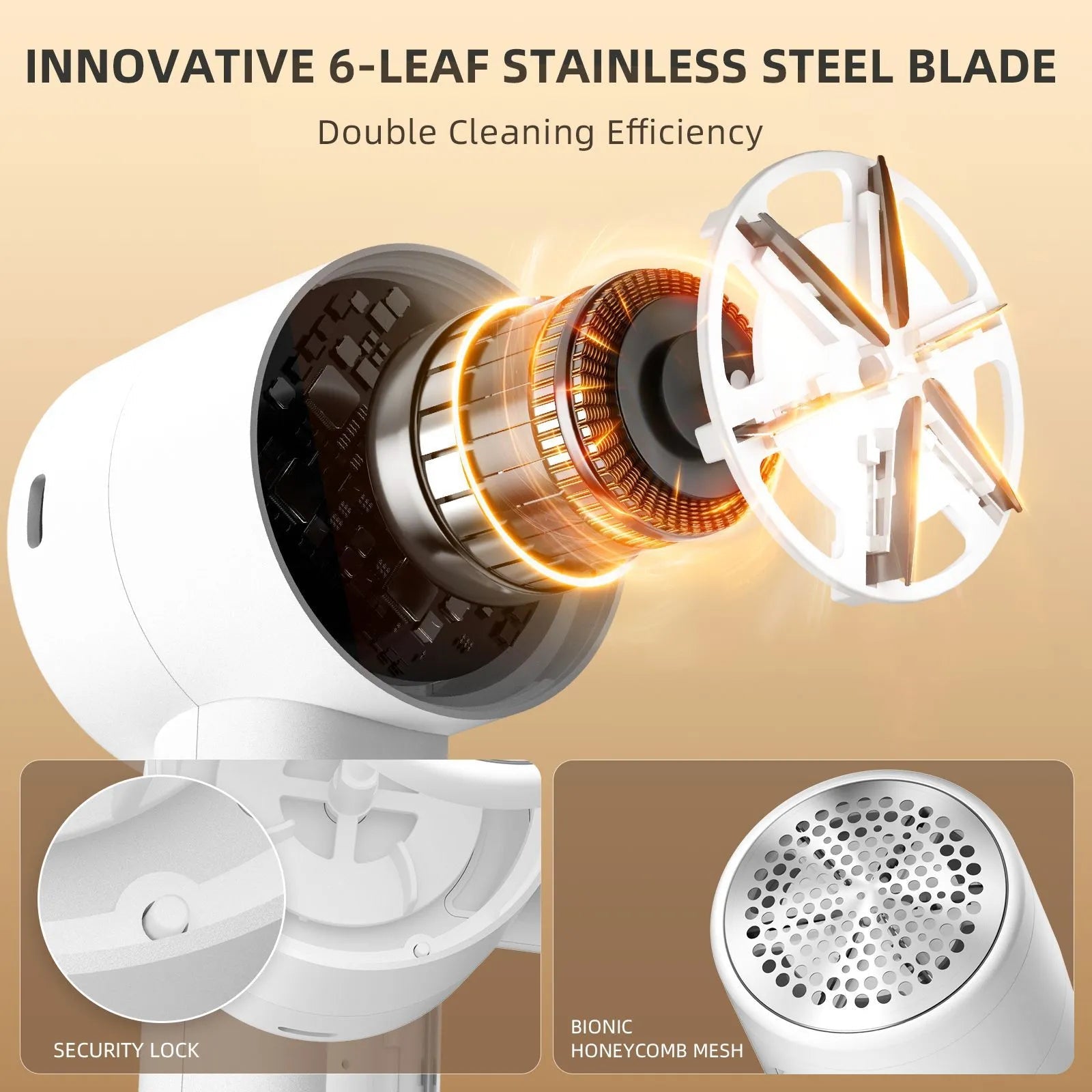 Wireless Portable Fabric Hair Ball Trimmer WEM Support (www.WEM.support)