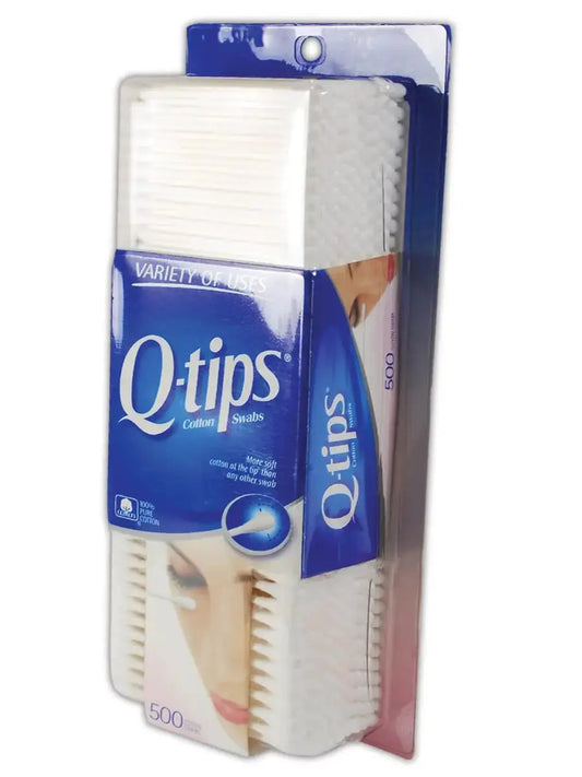 623181 Q-Tips Cotton Swab, Standard, White, 500 Count (Pack of 1) My Store