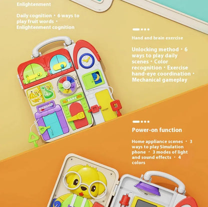 Tablero de Actividades Montessori de Bookhouse HejK.com