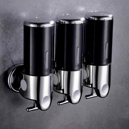 Wall-Mounted Shampoo & Shower Gel Dispenser WEM Support (www.WEM.support)
