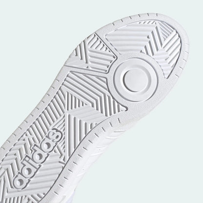 adidas Men's Hoops 3.0 Mid Sneaker 7 White/White/White My Store