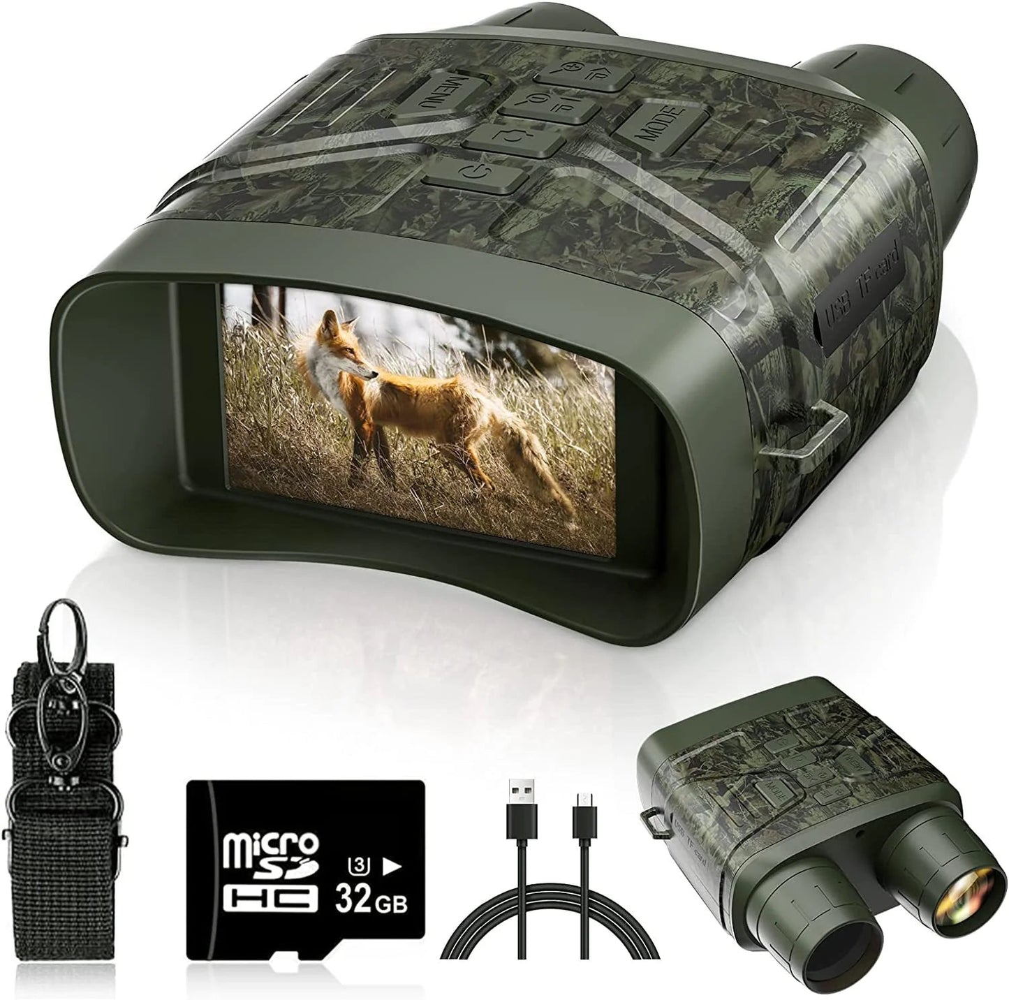 Ultra Clear 4K 36MP Night Vision Binoculars WEM Support (www.WEM.support)